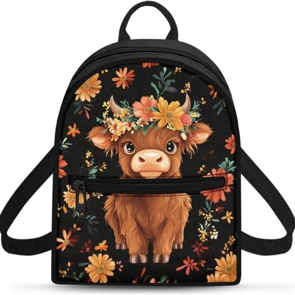 Mini Backpack Women Polyester Small Travel Purse Stylish Daypack - Picture 1 of 8